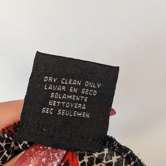 Bebe Silk Wrap Blouse Size Small - Picture 6 of 7